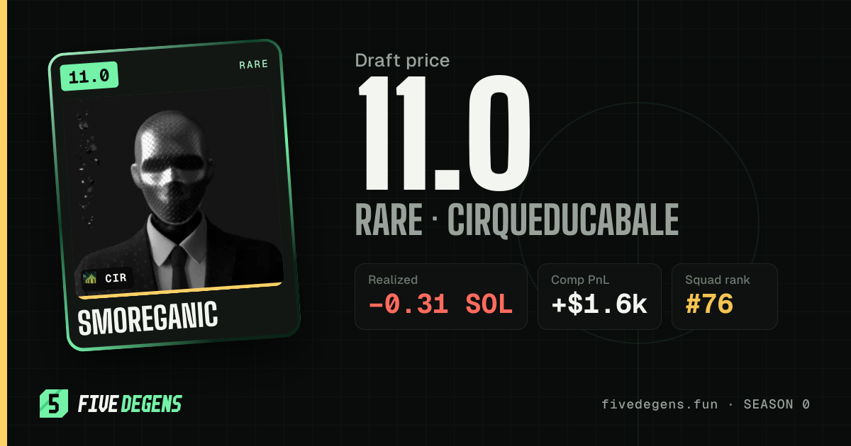 SmoreGanic share card