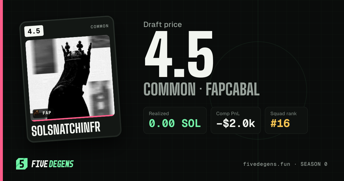 SolSnatchinFr share card