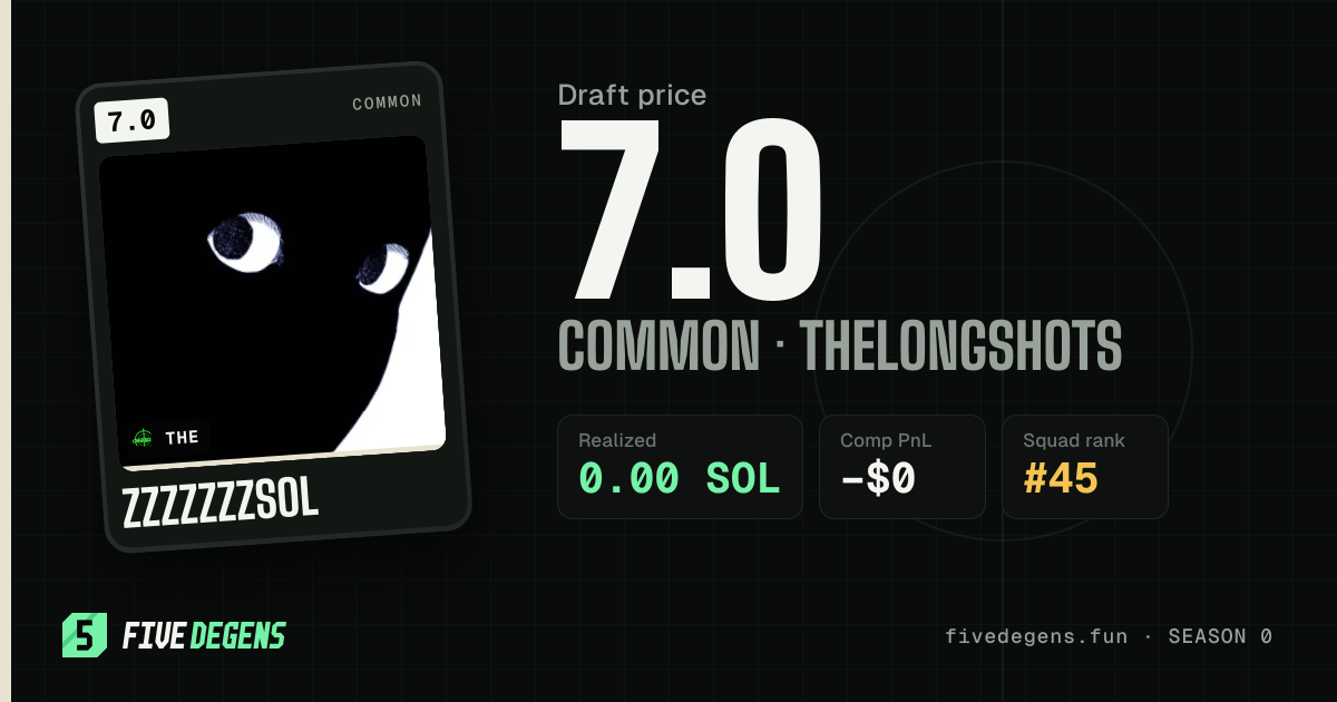 zzzzzzzsol share card