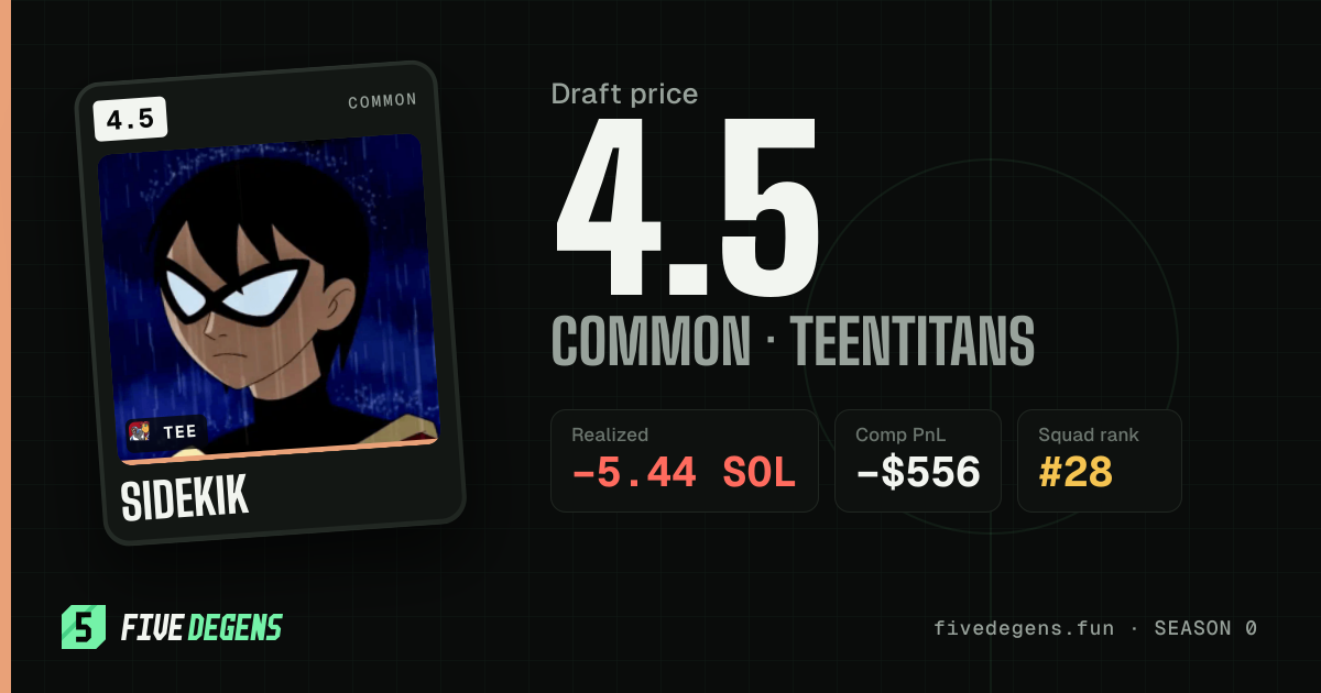sidekik share card