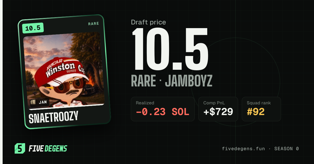 SnaeTroozy share card