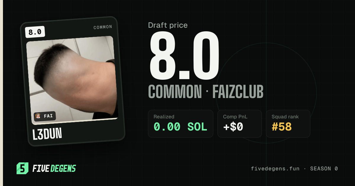 L3DUN share card
