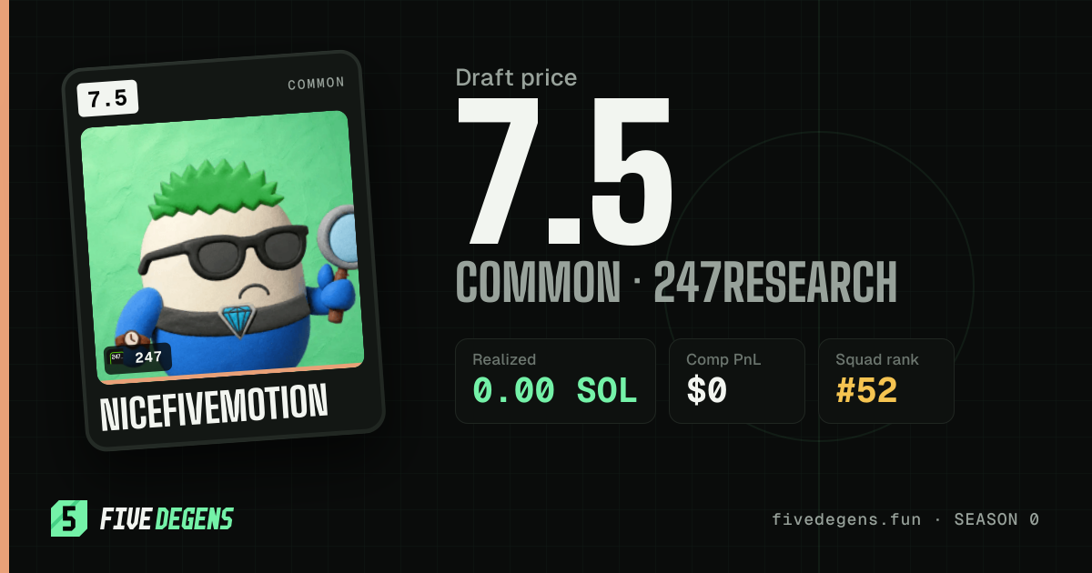 NiceFiveMotion share card