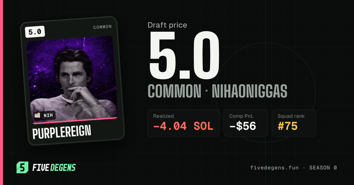 purplereign share card