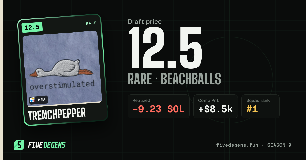 TrenchPepper share card