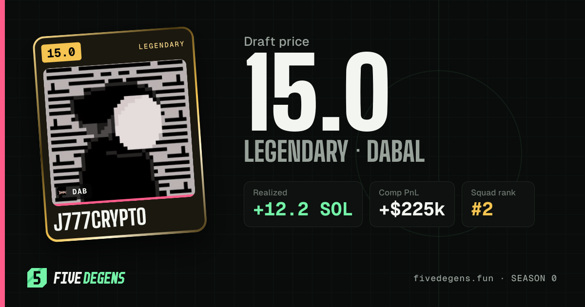 J777Crypto share card