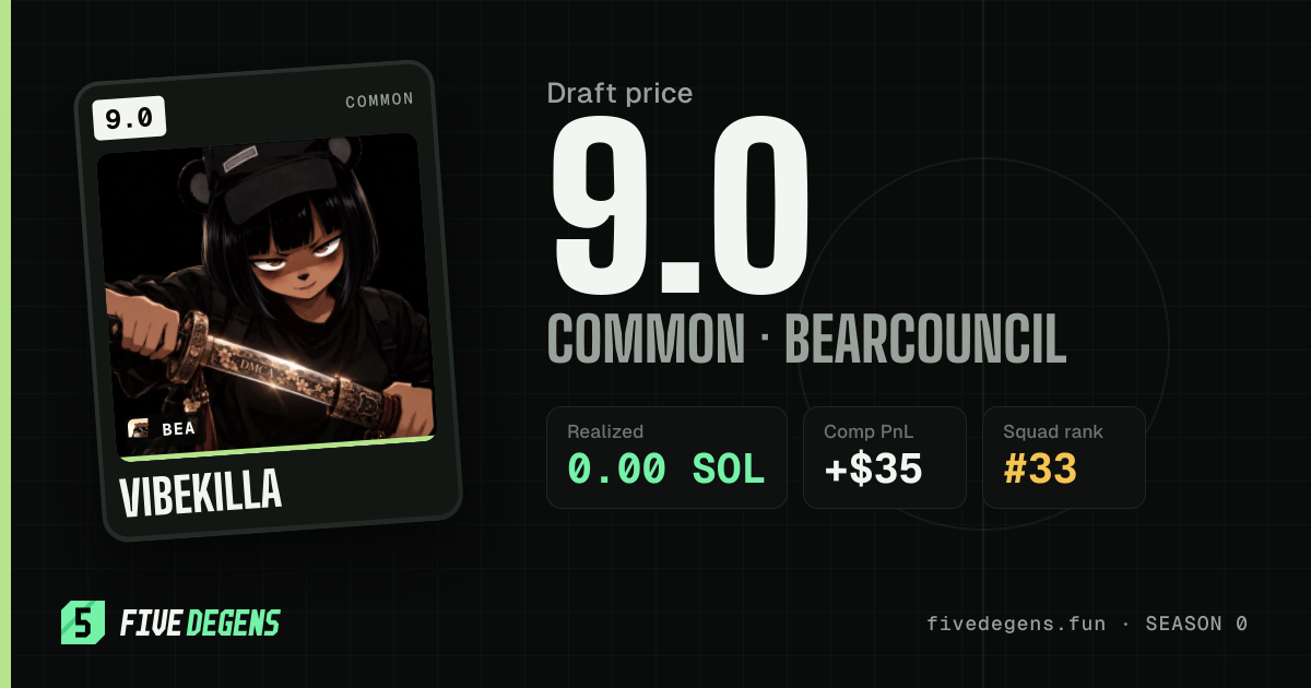 vibekilla share card
