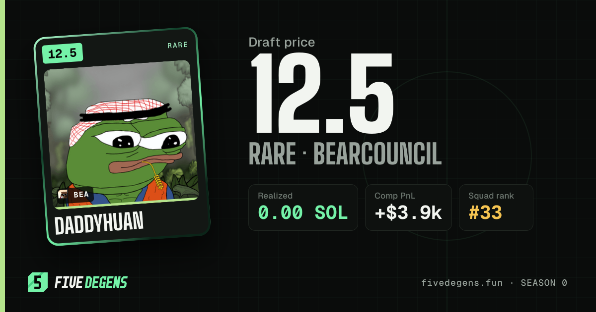 DaddyHuan share card