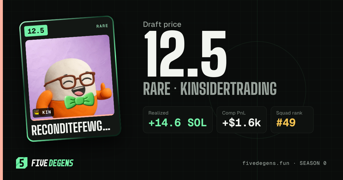 ReconditeFewGod share card