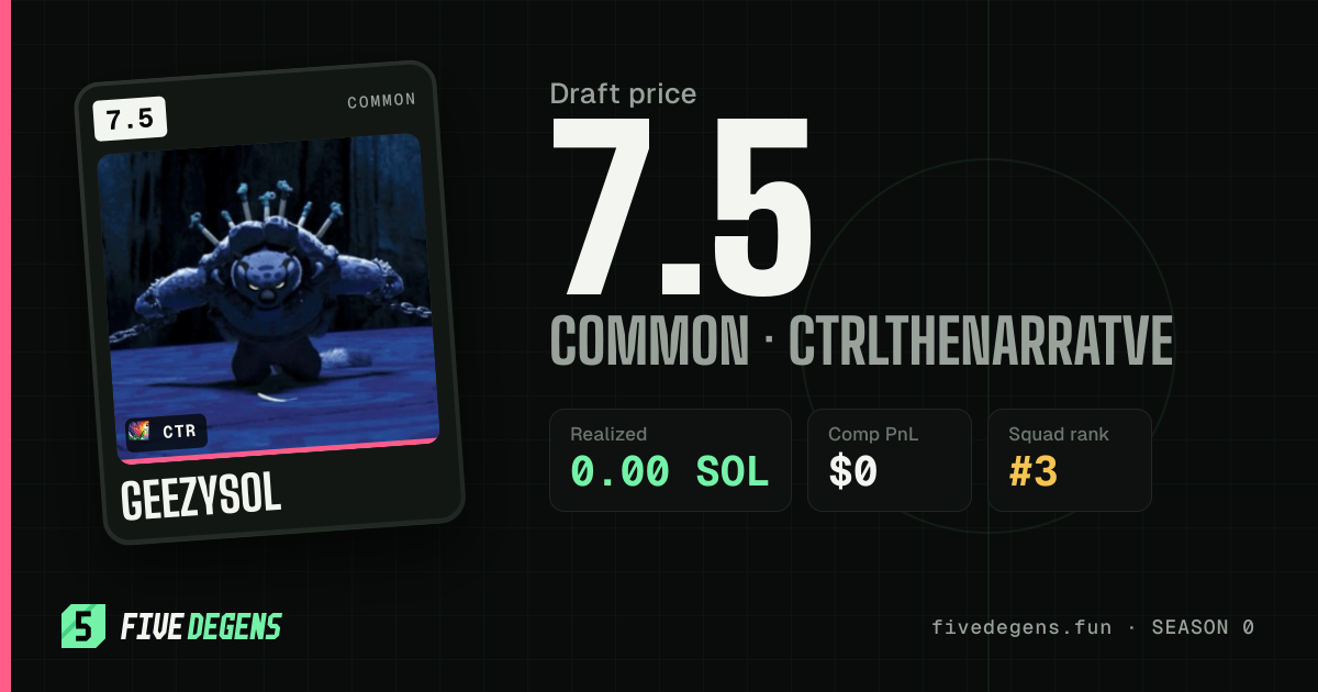 geezysol share card
