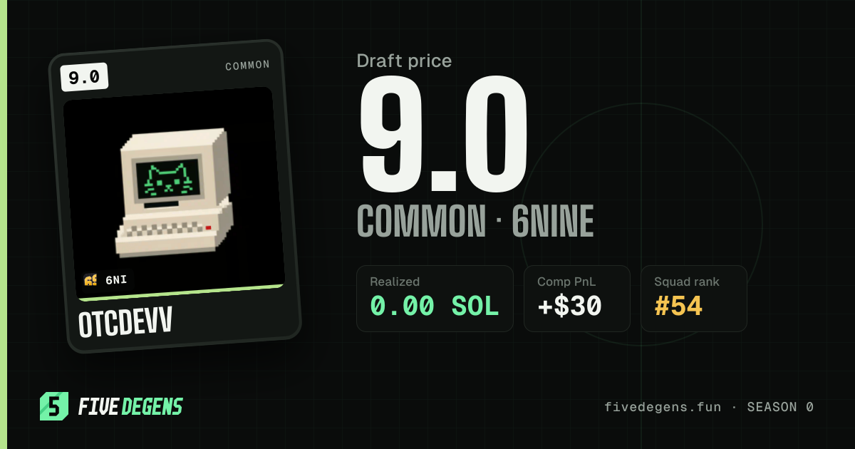 otcdevv share card