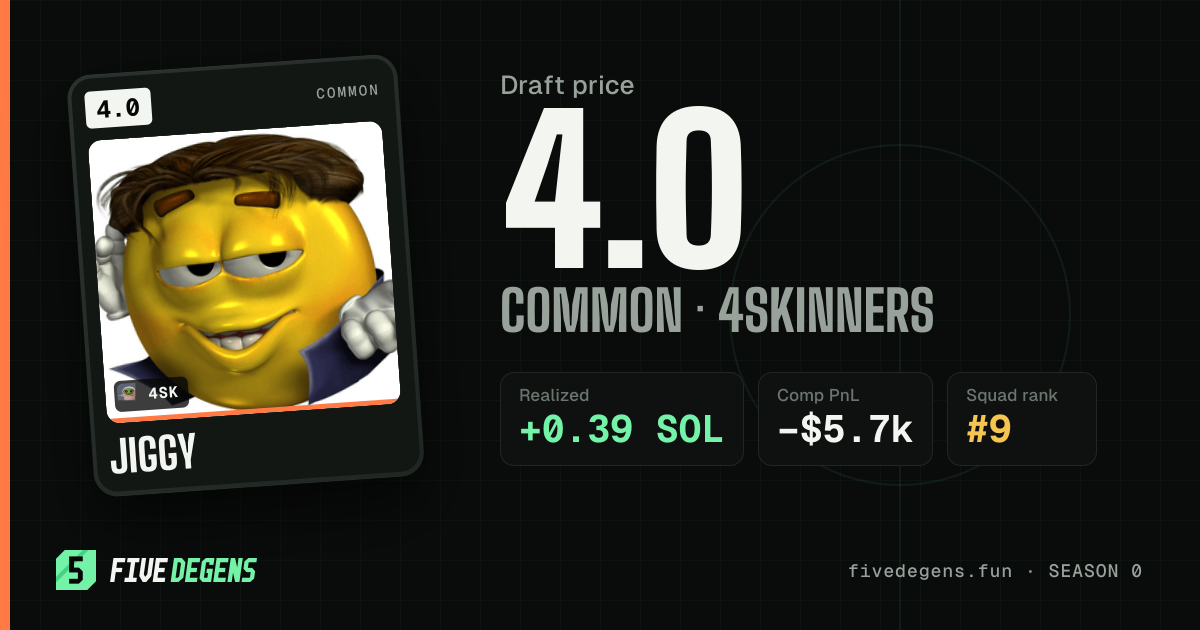 jiggy share card