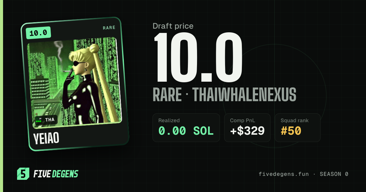 yeiao share card