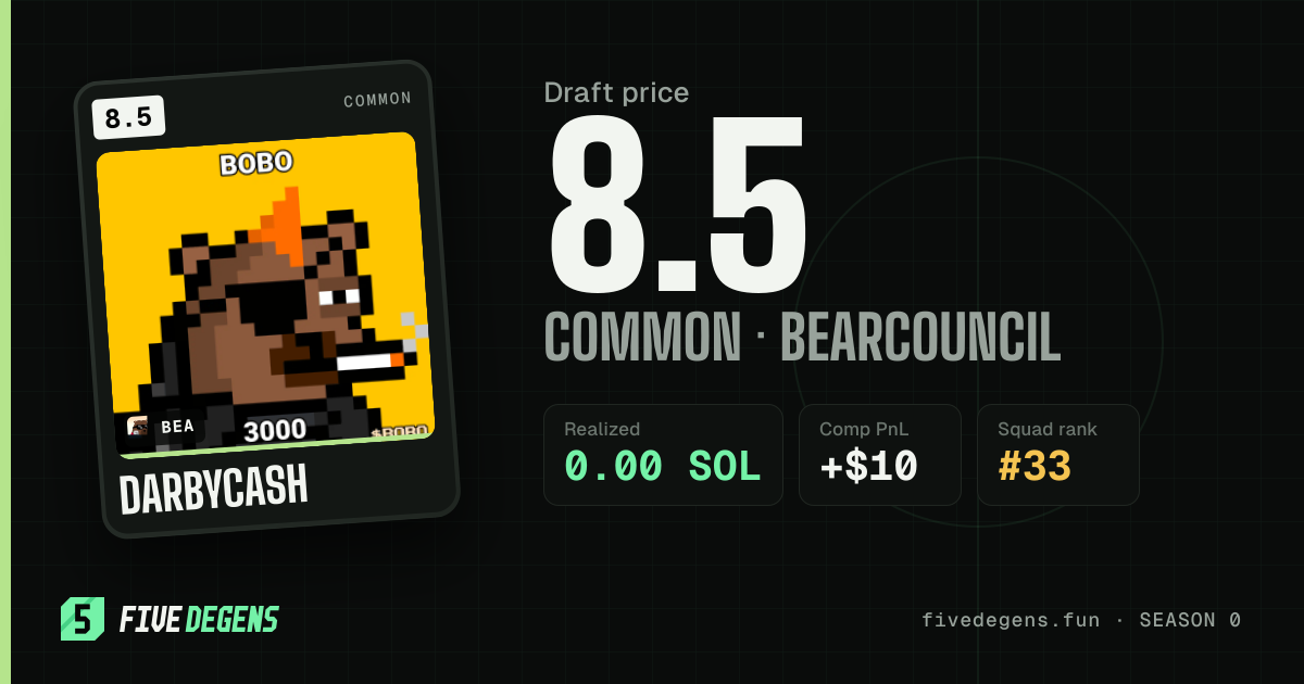 DarbyCash share card