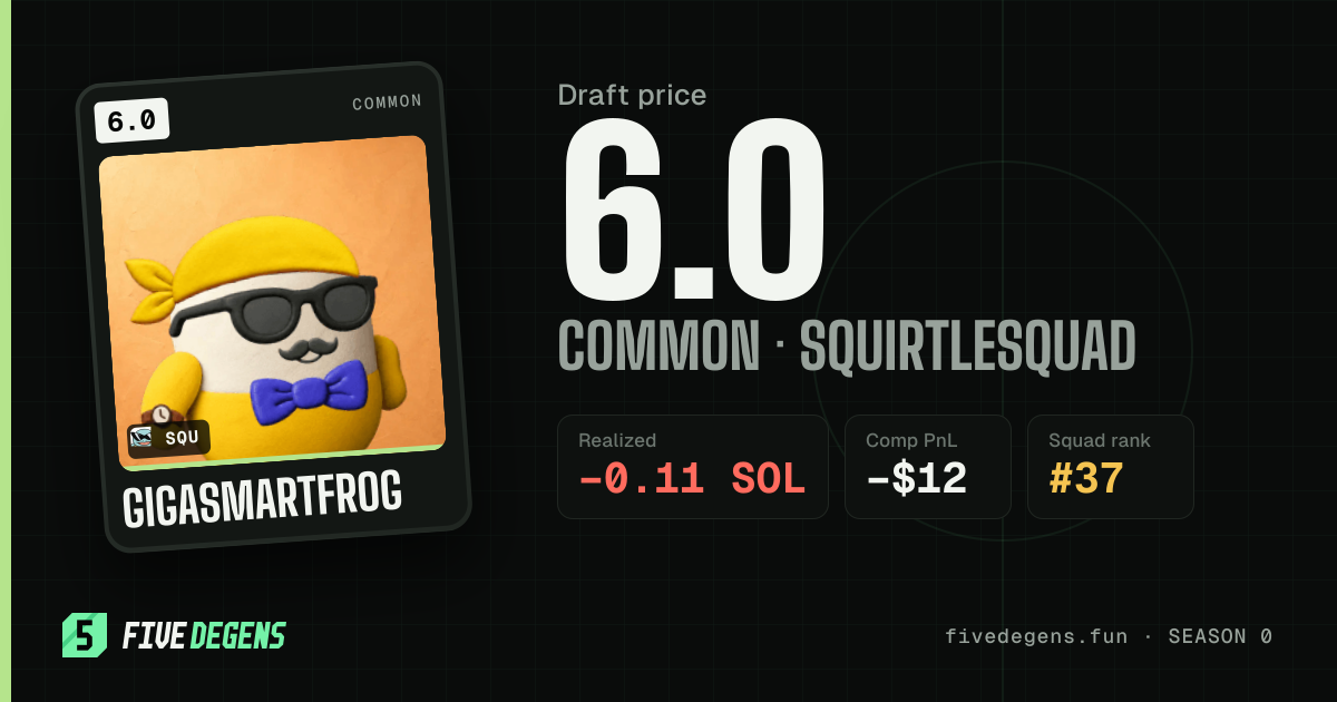 GigaSmartFrog share card