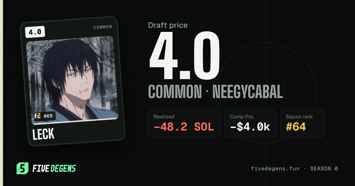 Leck share card