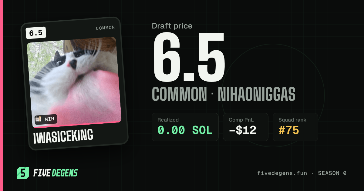 iwasiceking share card