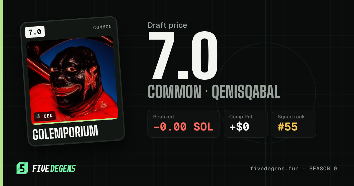 golemporium share card