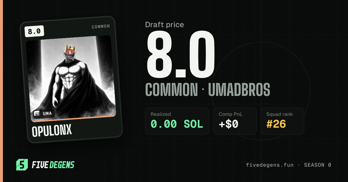 OpulonX share card