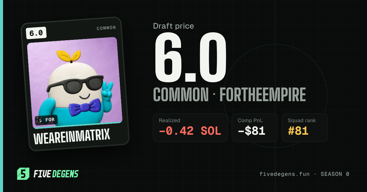 WeAreinMatrix share card