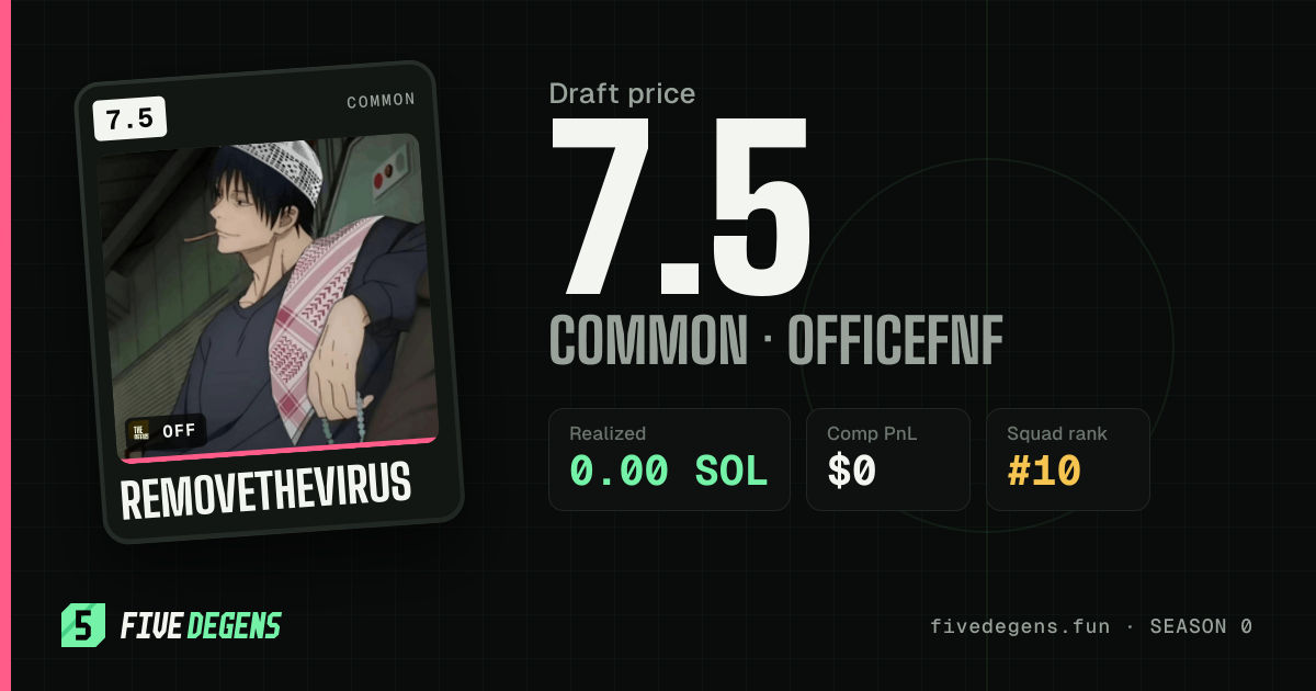 removethevirus share card