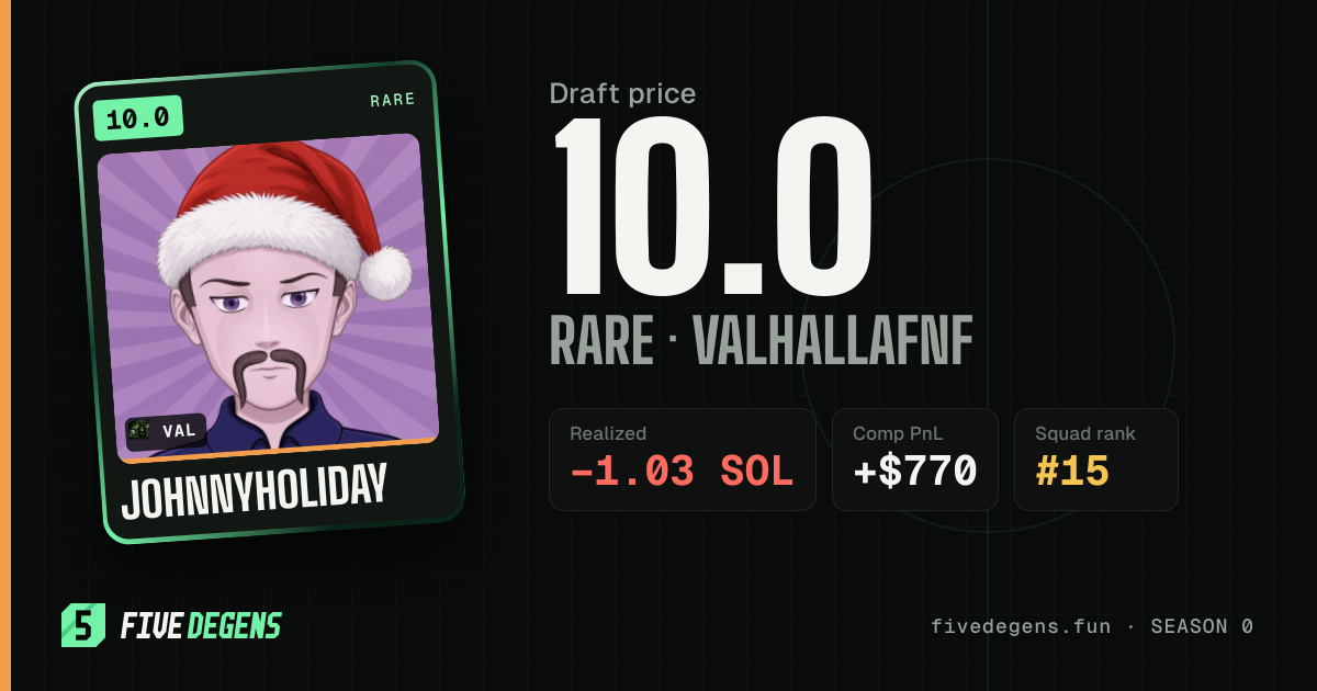 johnnyholiday share card