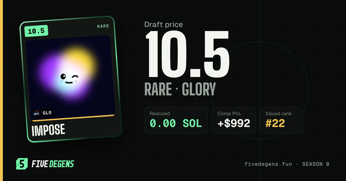 impose share card