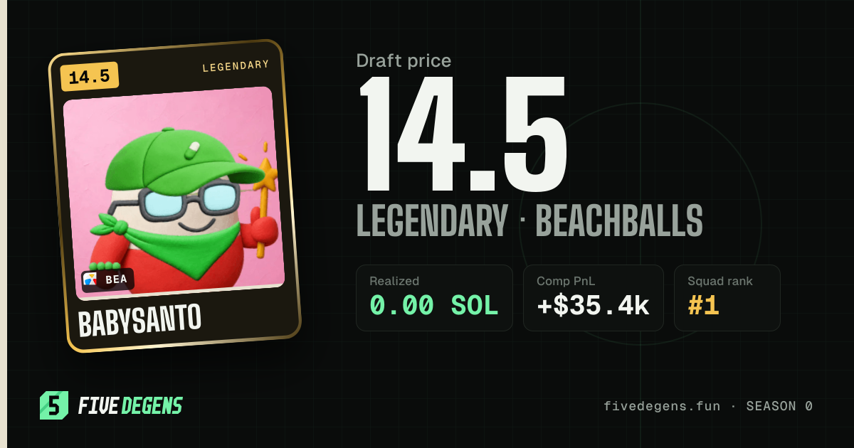 babysanto share card
