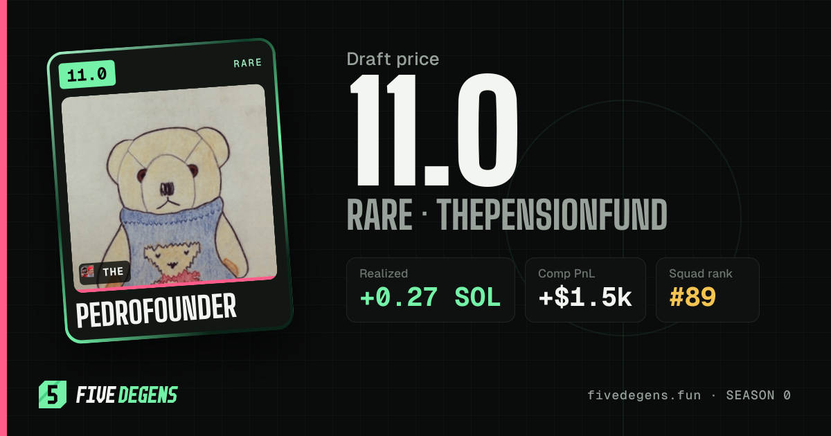 PedroFounder share card