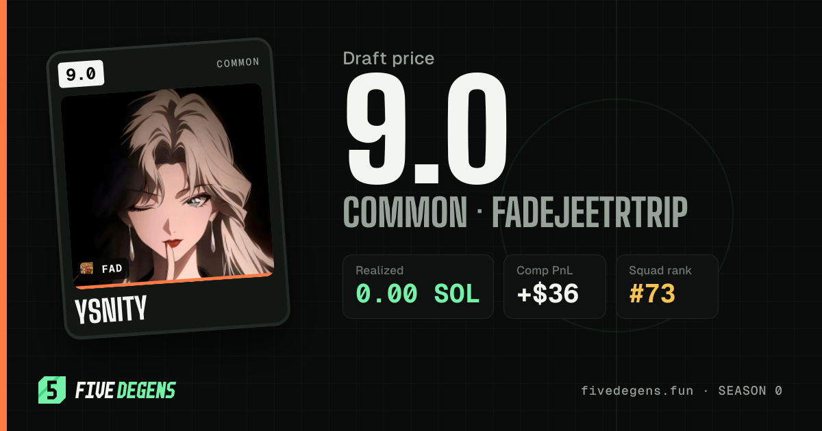 Ysnity share card