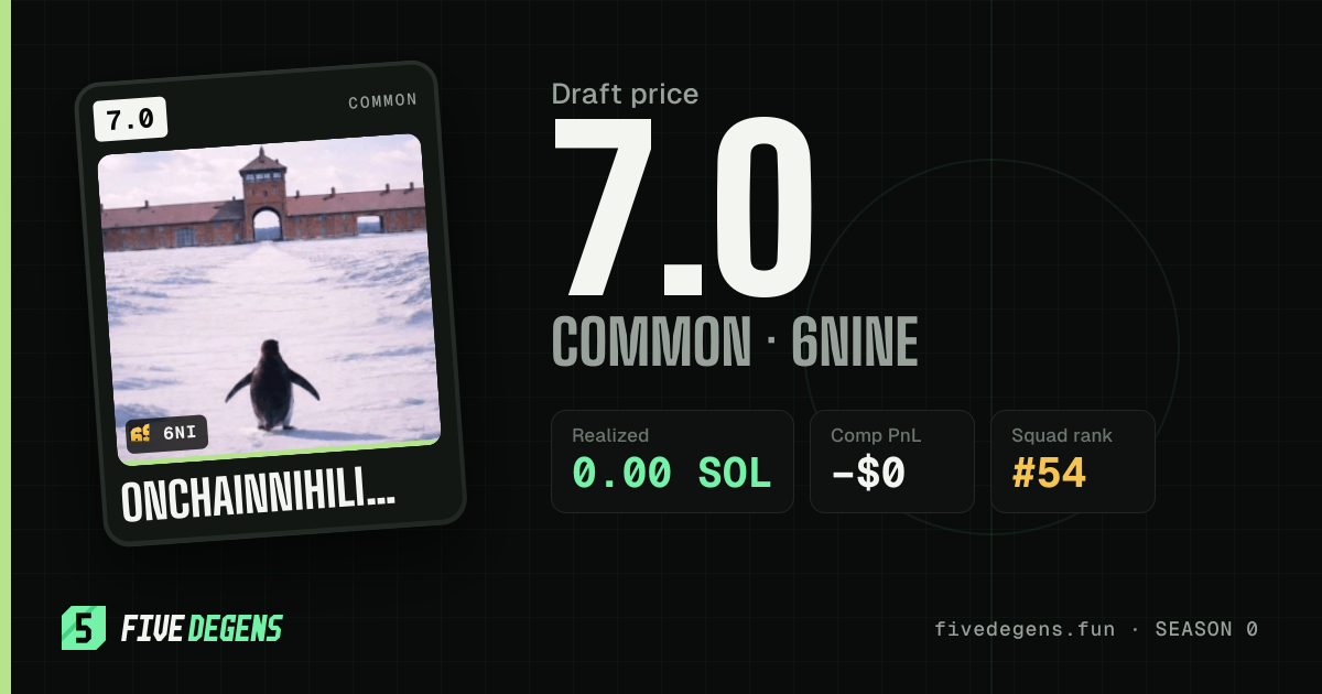 OnChainNihilist share card