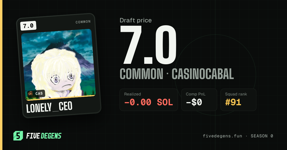 lonely_ceo share card
