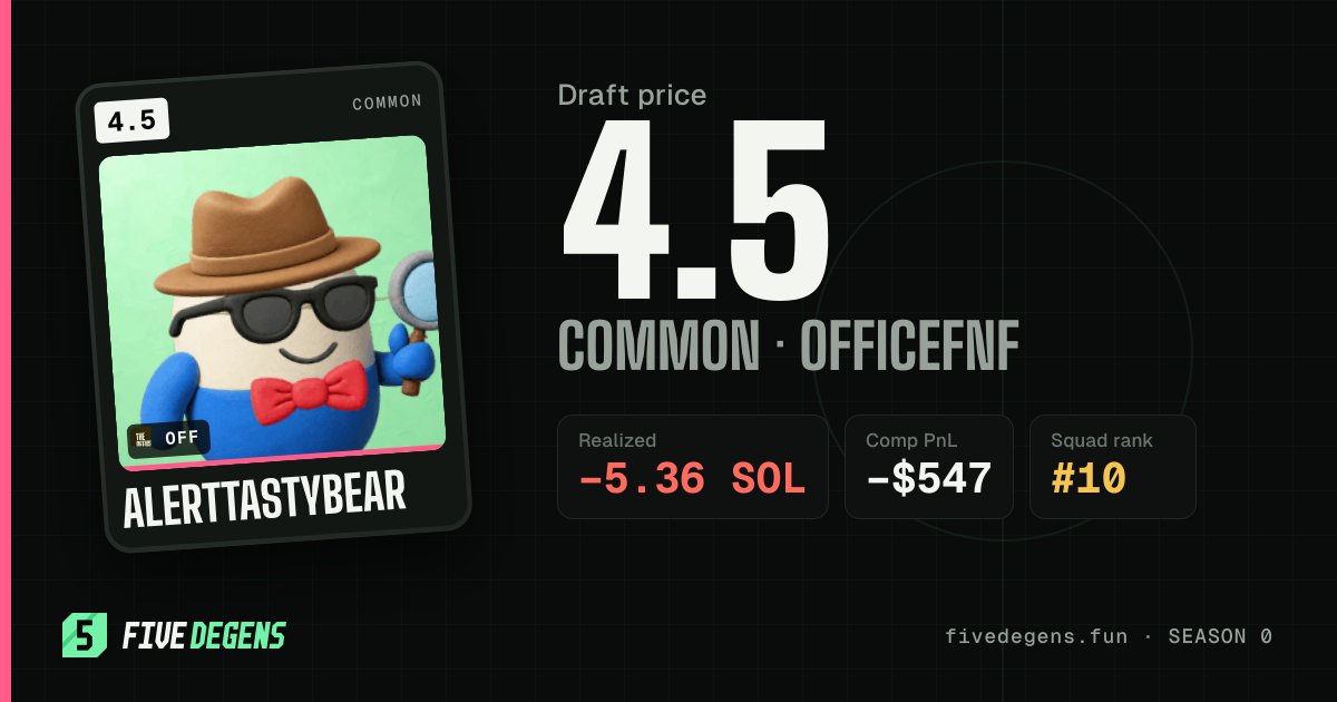 AlertTastyBear share card