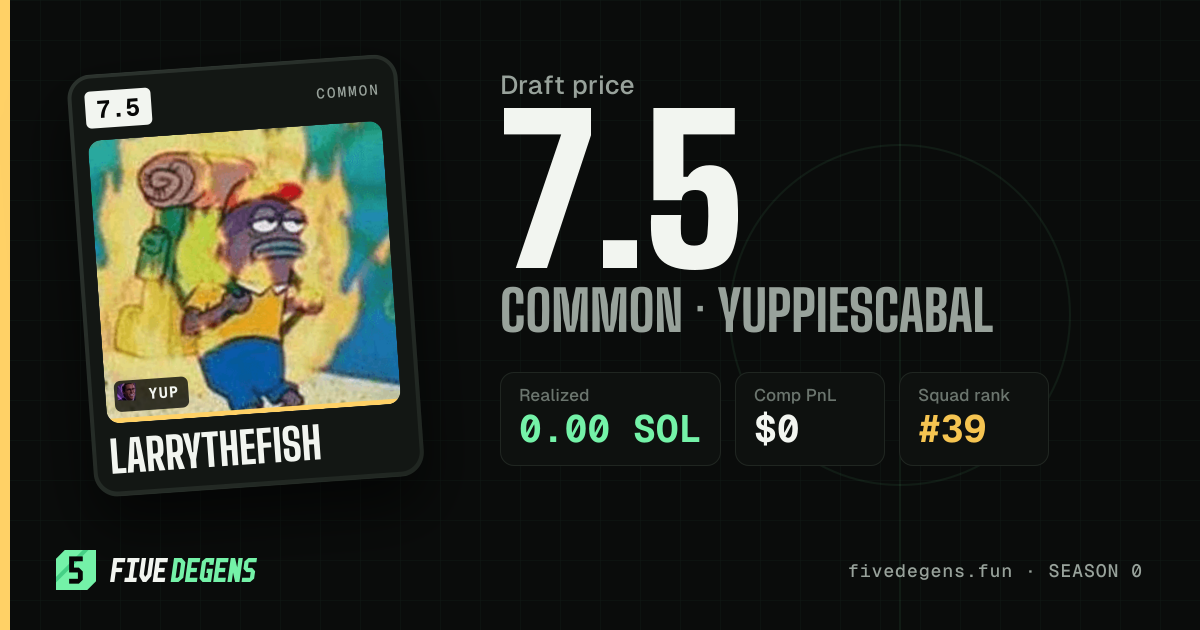 LarryTheFish share card