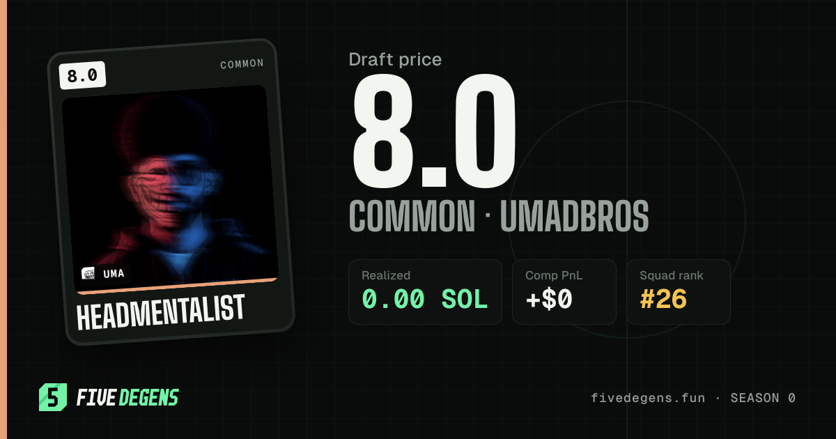 Headmentalist share card