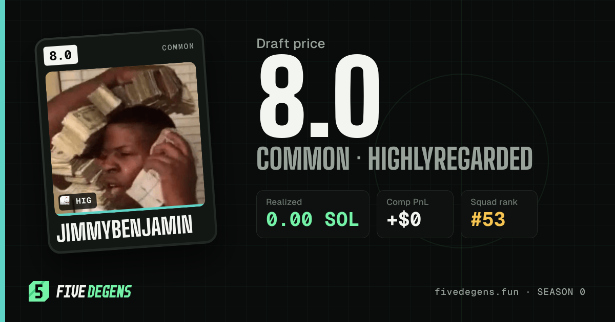 JimmyBenjamin share card