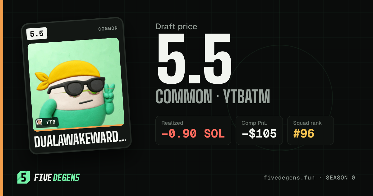 dualawakewarden share card