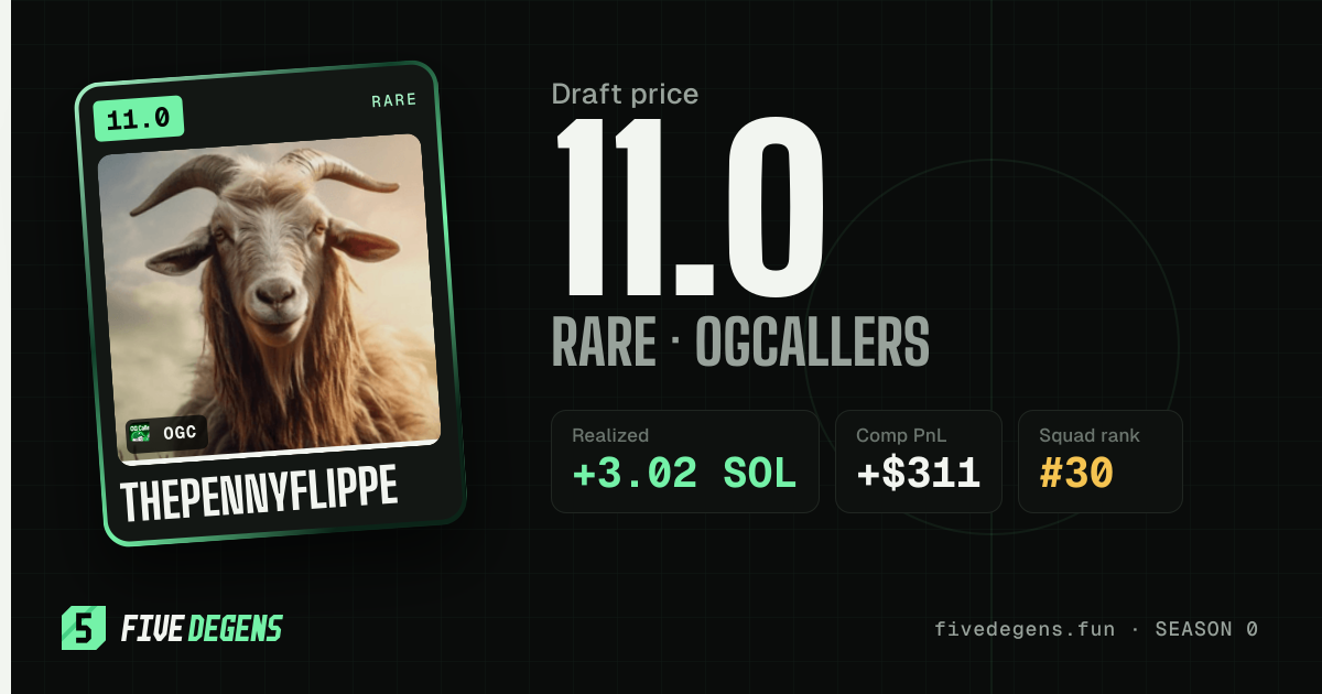 Thepennyflippe share card