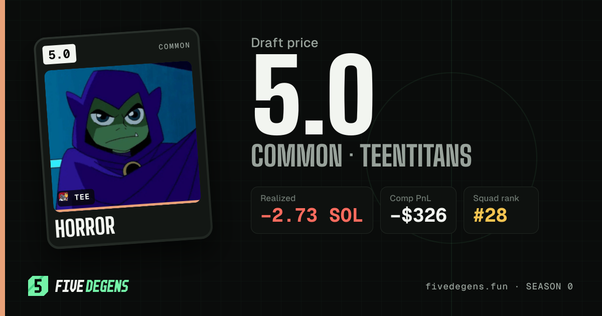 horror share card