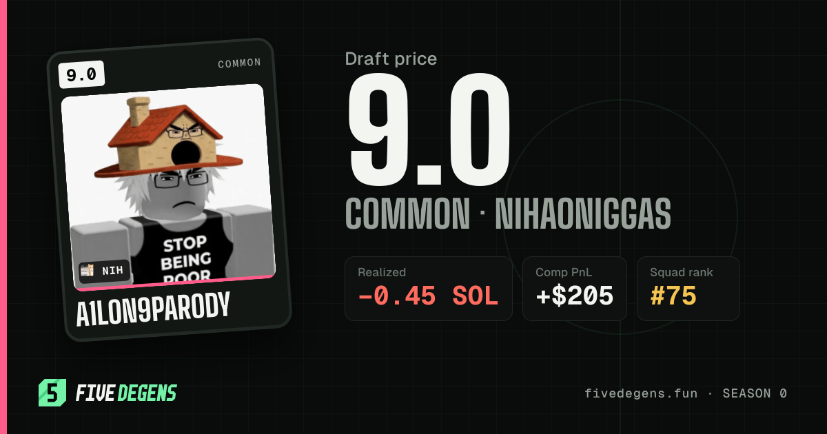 a1lon9parody share card