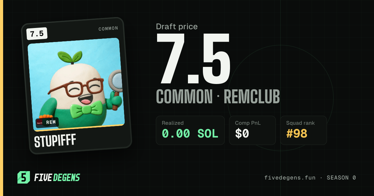 stupifff share card