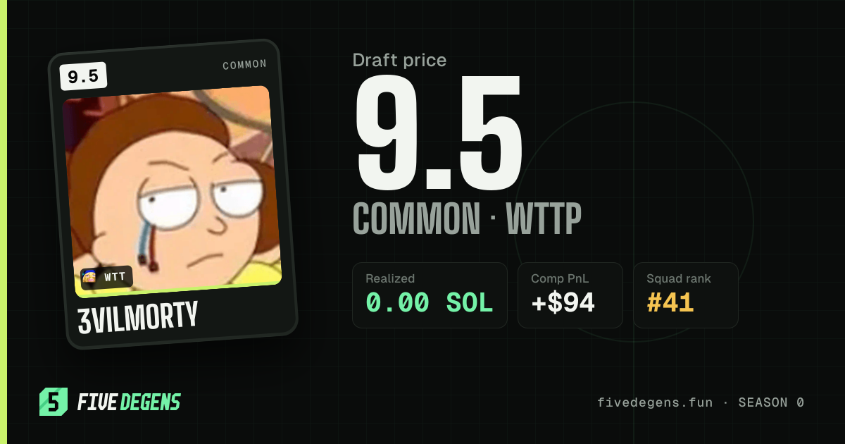 3vilMorty share card