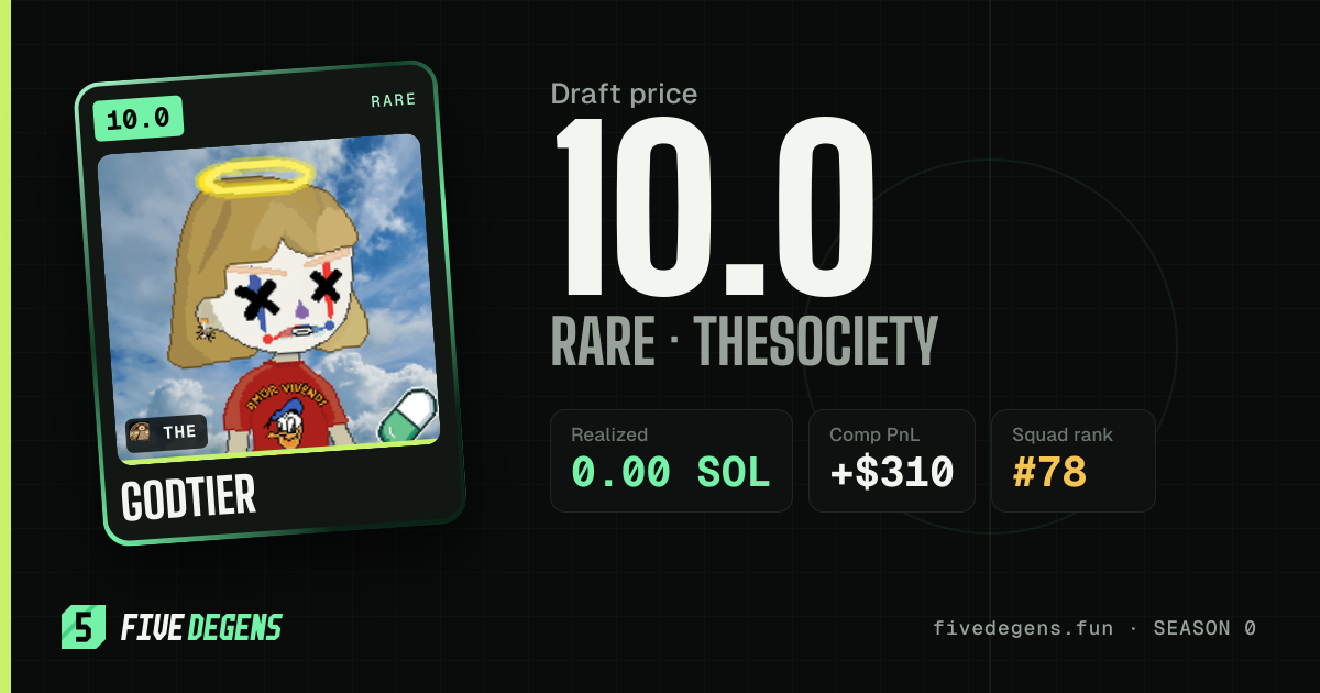 godtier share card