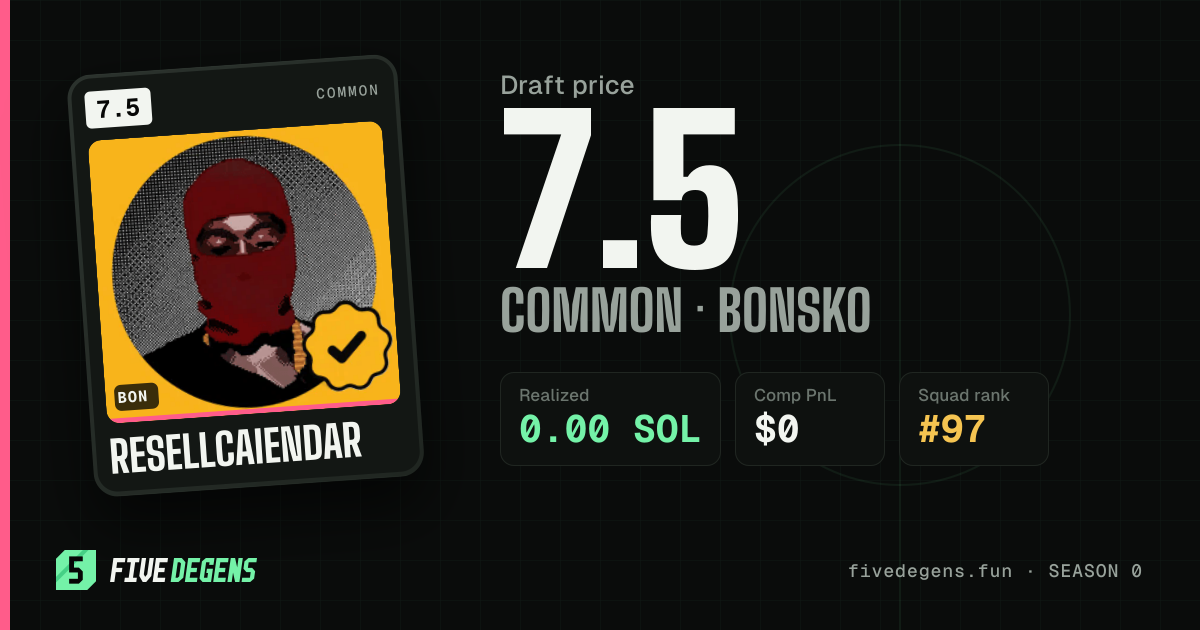 ResellCaIendar share card