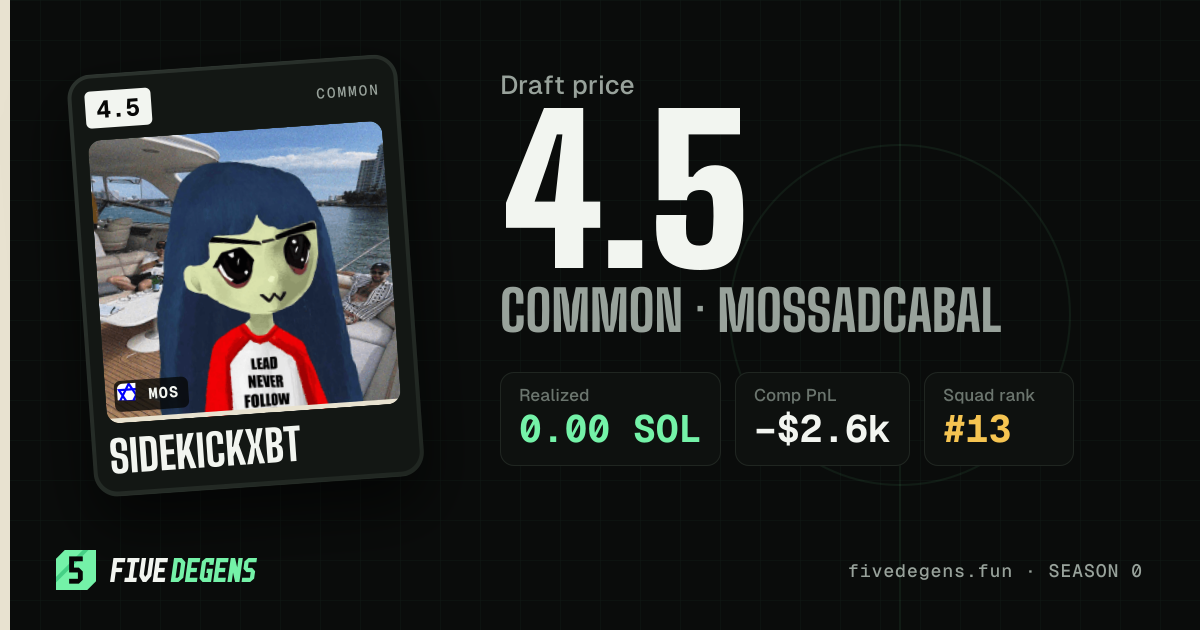 sidekickXBT share card
